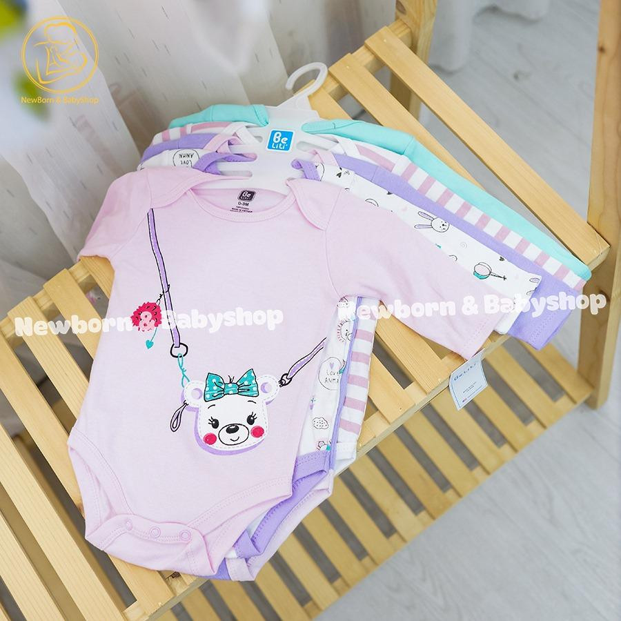 Set bodysuit - bộ đồ một mảnh cho các bé tại Newborn &amp; Baby Shop có hình thức đẹp mắt, được thiết kế nút bấm thuận tiện cho mẹ lúc thay bỉm