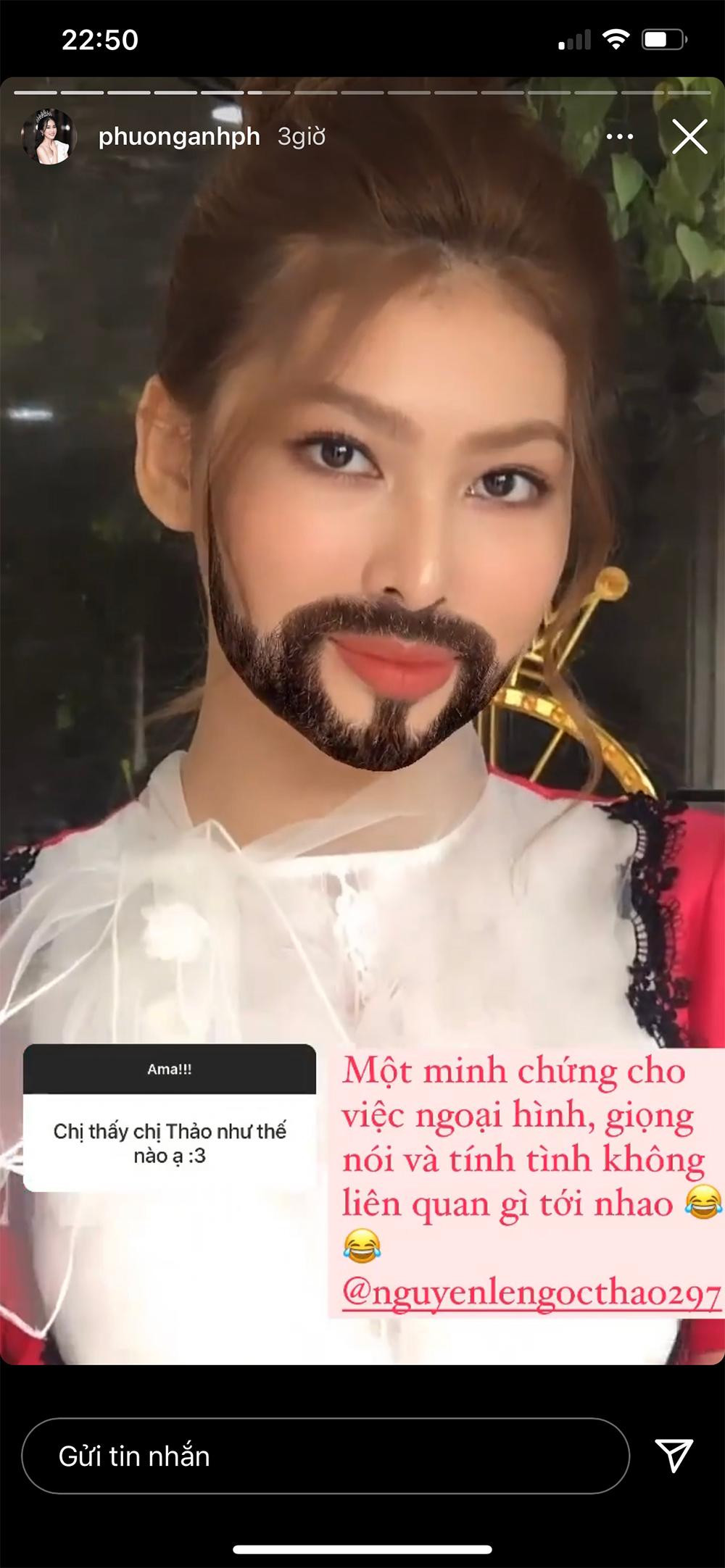 Á hậu Phương Anh chia sẻ hài hước về Á hậu Ngọc Thảo.