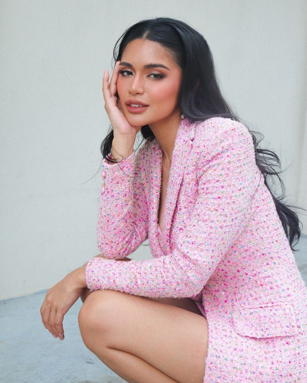 Krishnah cũng chăm chỉ tập gym để giữ hình thể đẹp.