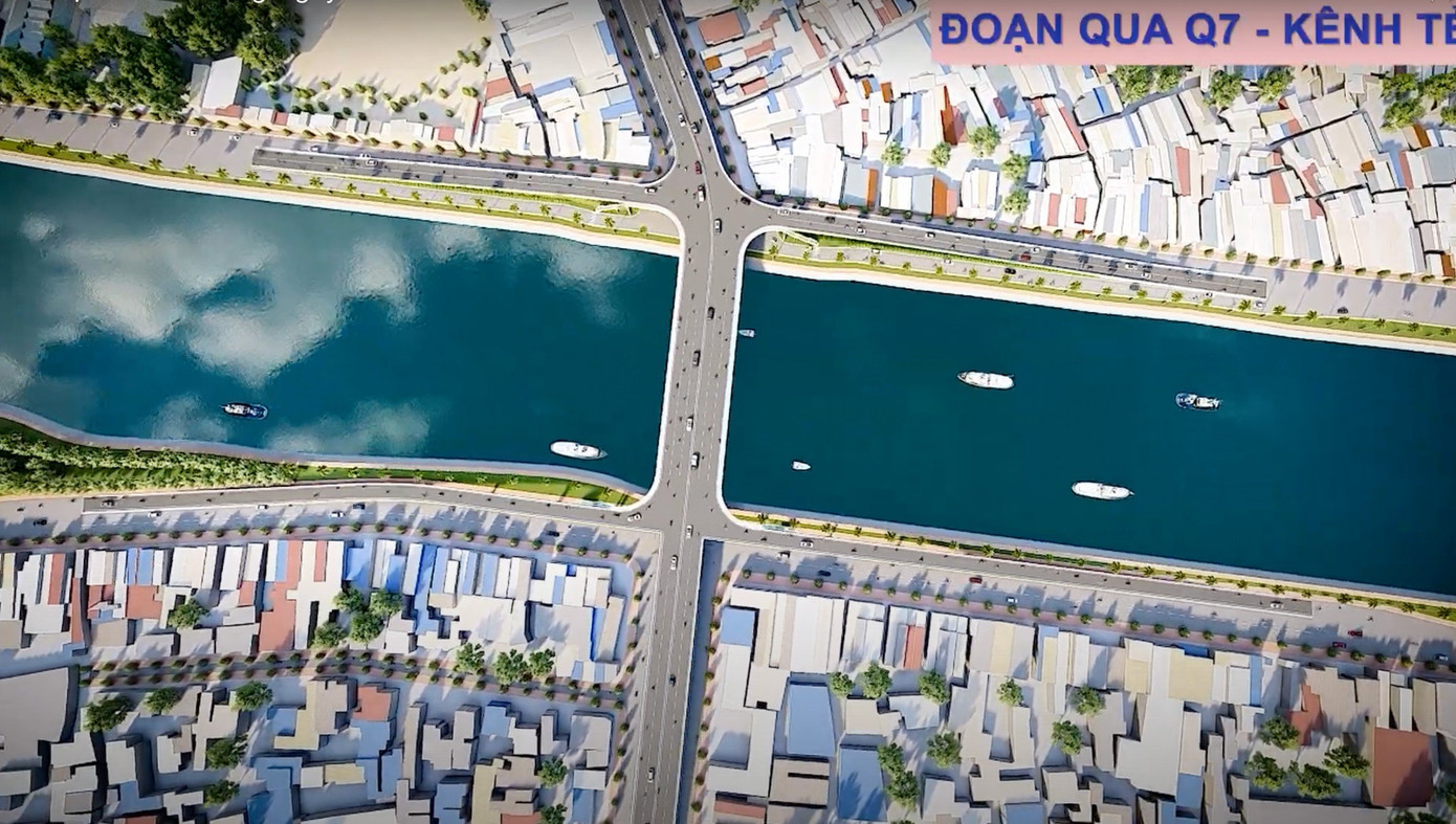 Bên cạnh đó, xây dựng hai nhánh N3, N4 dọc đường Tôn Thất Thuyết giao thông hai chiều để lên xuống cầu cạn, đáp ứng nhu cầu giao thông quận 1, quận 4 và quận 4 - quận 7. Bên cạnh đó, xây dựng hai nhánh N3, N4 dọc đường Tôn Thất Thuyết giao thông hai chiều để lên xuống cầu cạn, đáp ứng nhu cầu giao thông quận 1, quận 4 và quận 4 - quận 7.