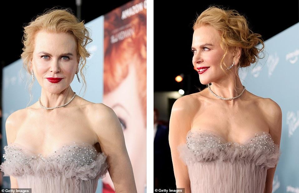 Gương mặt trang điểm kỹ lưỡng không thể che được dấu vết lão hóa trên gương mặt và cơ thể, nhất là vùng cổ. Chưa kể, người đẹp trông đơ cứng, thiếu tự nhiên như tượng sáp.