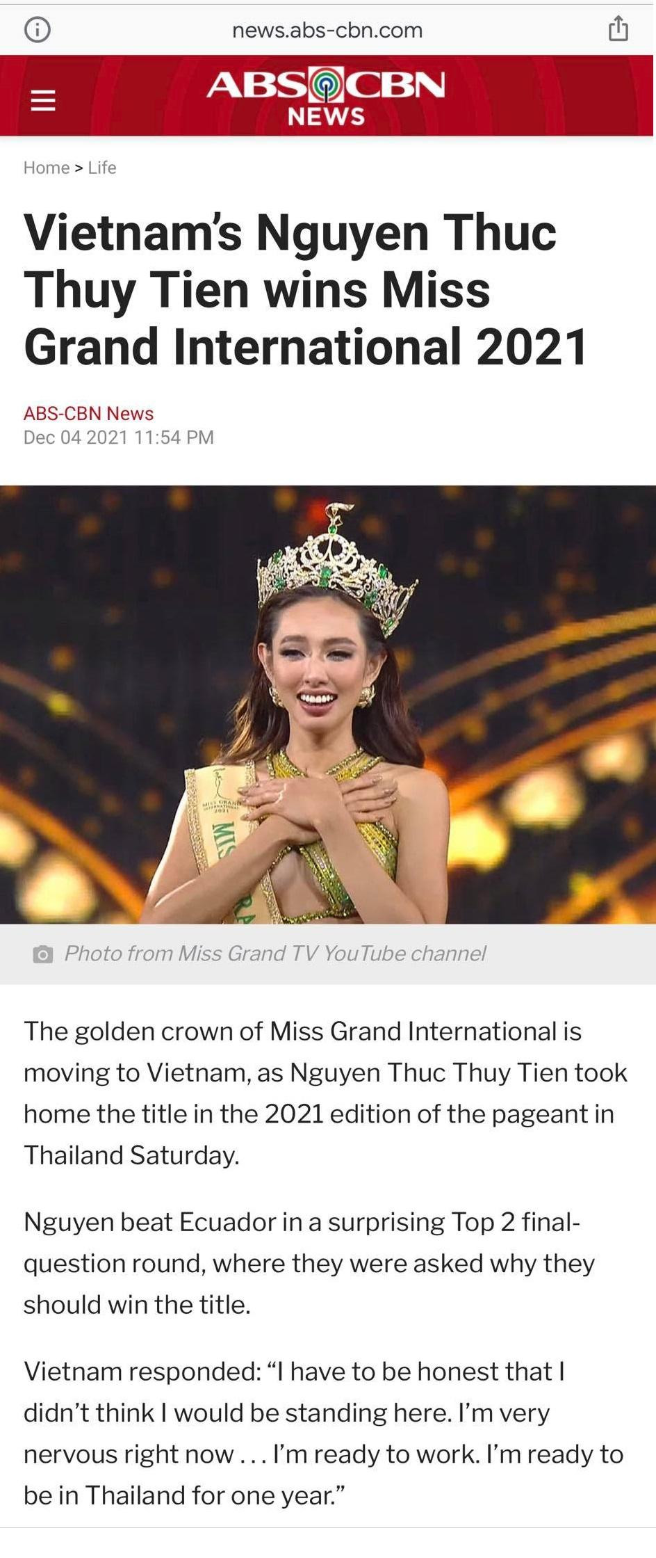 ABS-CBN của Philippines.