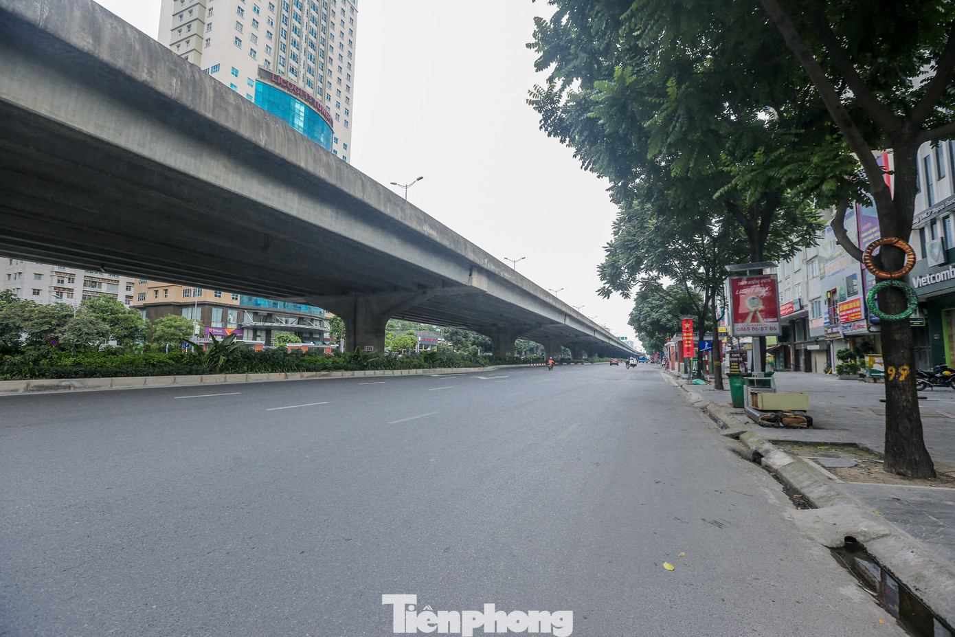 Vành đai 3 cũng có lúc vắng vẻ, bình yên.