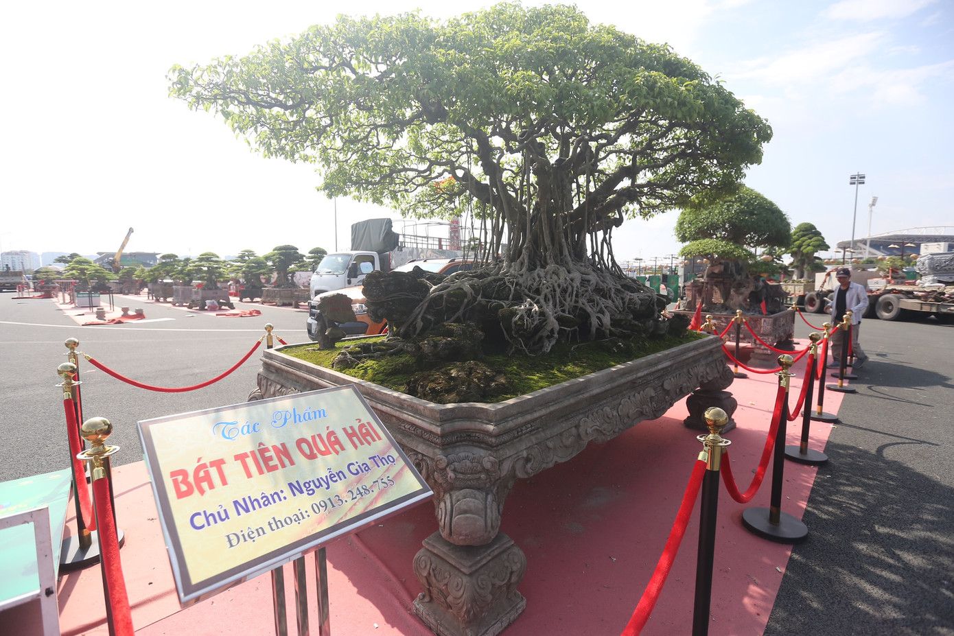 Tác phẩm "Bát Tiên Quá Hải" dáng đẹp có giá 3,5 tỷ đồng.