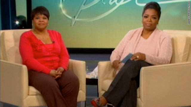 Oprah Winfrey và người chị song sinh Patricia.