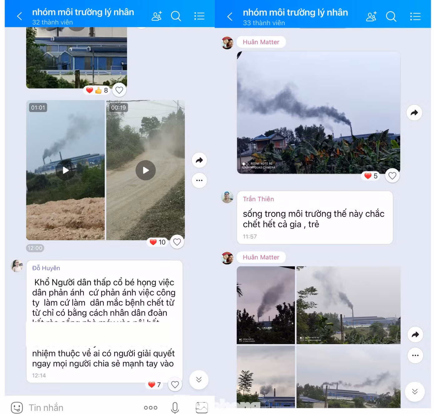 Người dân lập nhóm trên mạng xã hội để phản ứng. Người dân lập nhóm trên mạng xã hội để phản ứng.