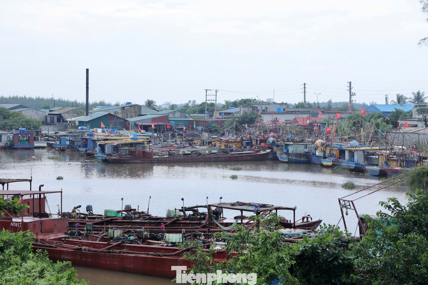 Ghi nhận tại cảng Cửa Lân (xã Nam Cường), các tàu, thuyền đã cơ bản về nơi neo đậu an toàn. Ghi nhận tại cảng Cửa Lân (xã Nam Cường), các tàu, thuyền đã cơ bản về nơi neo đậu an toàn.