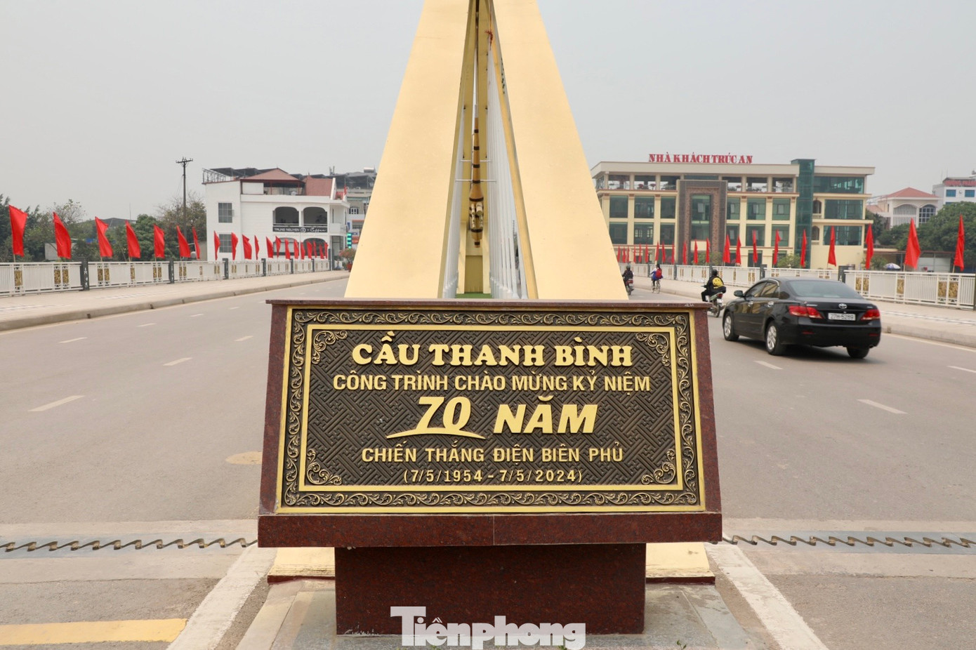 Cầu Thanh Bình, công trình chào mừng kỷ niệm 70 năm Chiến thắng Điện Biên Phủ.