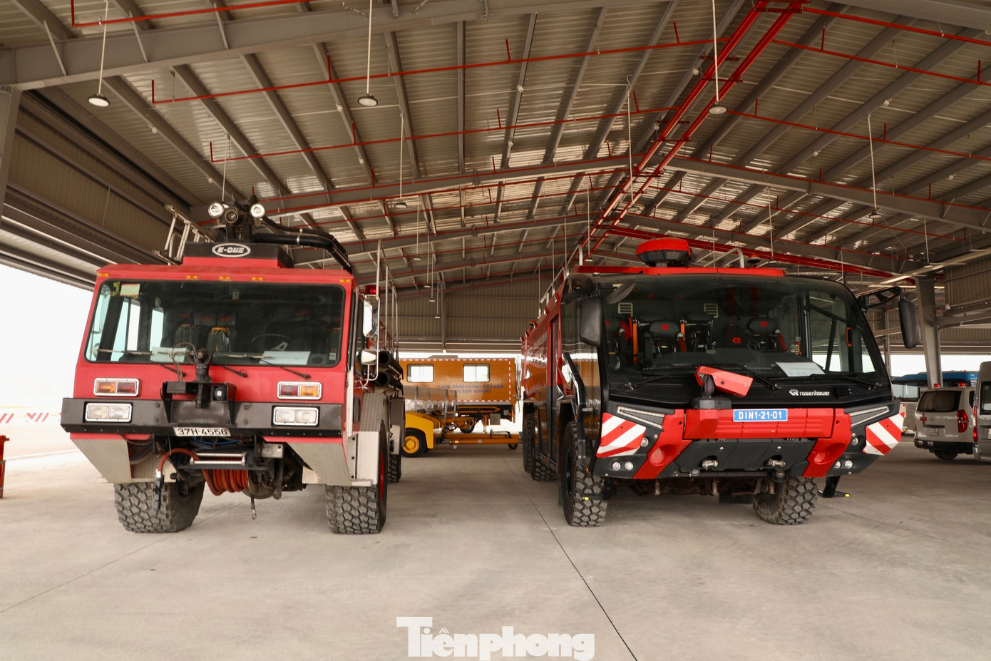 Những chiếc xe chữa cháy hiện đại được đầu tư.