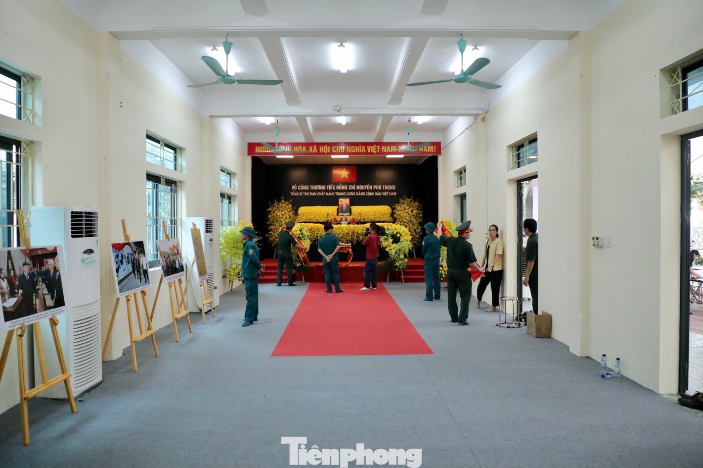 Thôn Lại Đà, xã Đông Hội - quê nhà của Tổng Bí thư Nguyễn Phú Trọng, sẽ là một trong ba địa điểm diễn ra Lễ viếng, Lễ truy điệu Tổng Bí thư Nguyễn Phú Trọng trong hai ngày 25 và 26/7.