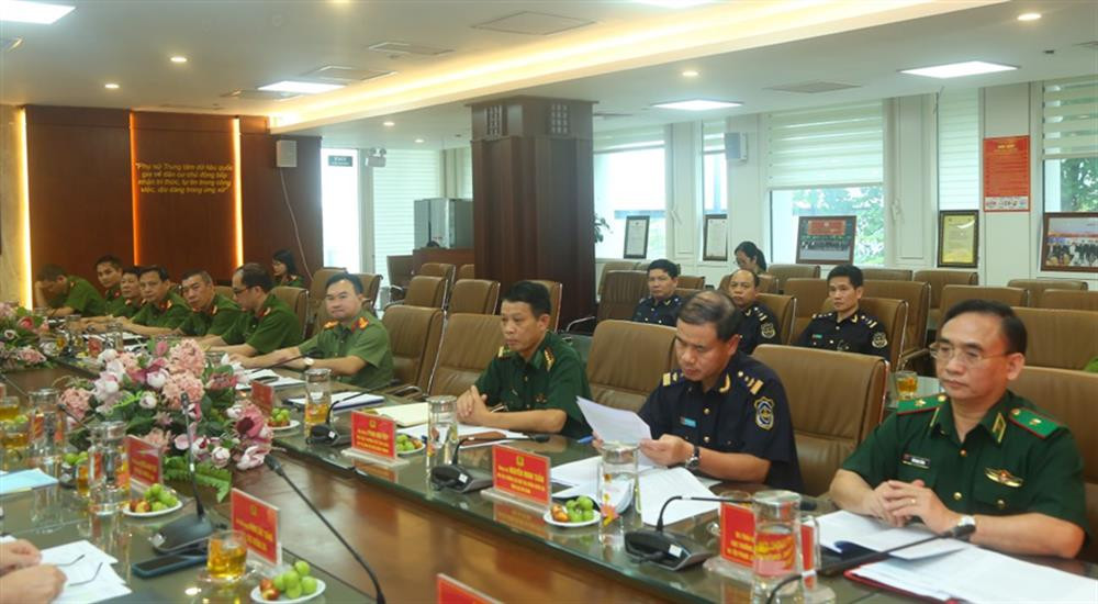 Lực lượng biên phòng, hải quan tại hội nghị.