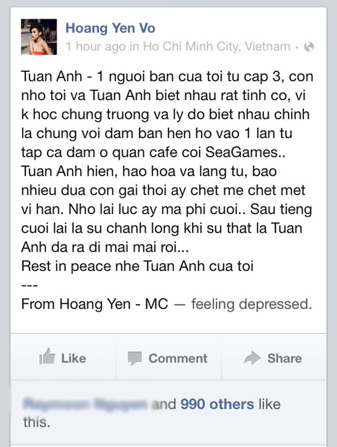 Siêu mẫu Hoàng Yến