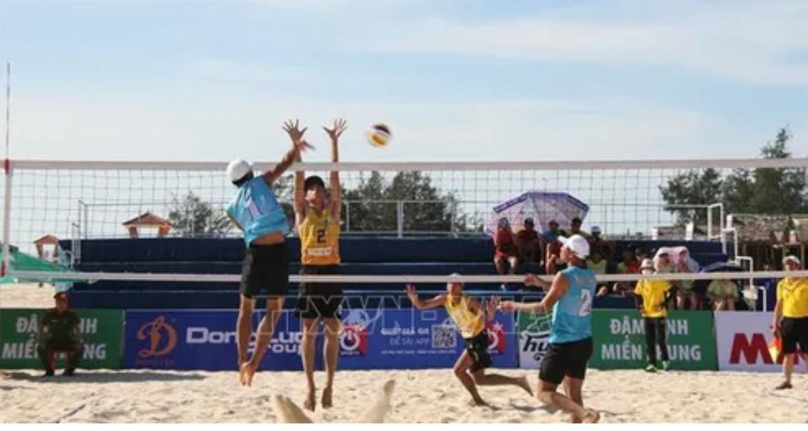 Giải vô địch Bóng chuyền bãi biển 2x2 quốc gia diễn ra tại thị trấn Cửa Việt, huyện Gio Linh, tỉnh Quảng Trị từ 23-26/6/2022.