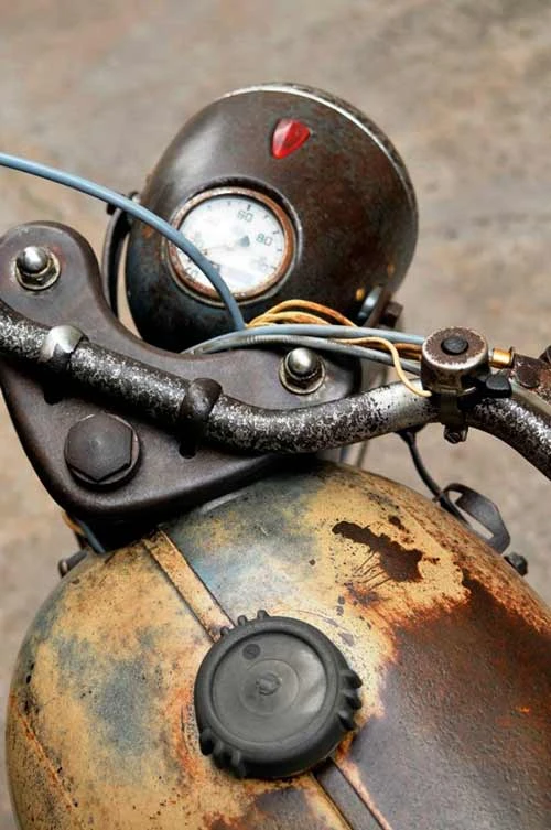 Xe mô tô cổ 195x hiệu Peugeot do Pháp sản xuất