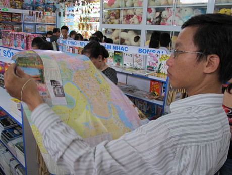 Bản đồ được anh sinh viên này tìm mua đầu tiên