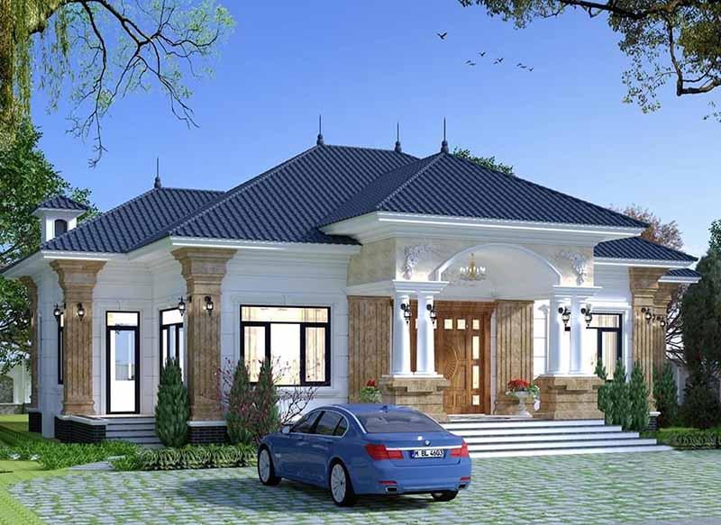 Đặc biệt, mẫu nhà vườn mái Nhật được đánh giá rất cao vì làm sinh động không gian nhà ở và mang thiên nhiên đến gần con người hơn.