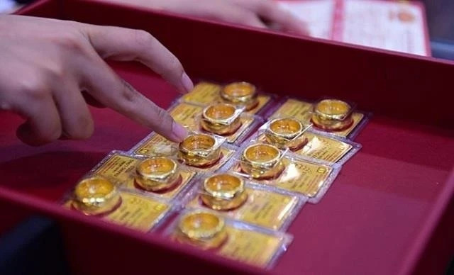 Giá vàng nhẫn vẫn duy trì cao hơn vàng miếng SJC (ảnh: Như Ý).