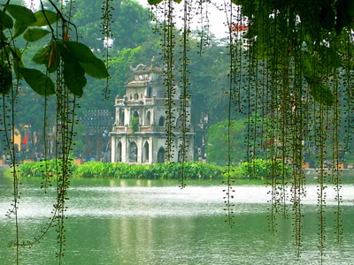 Tháp Rùa. Ảnh: Xuân Phú