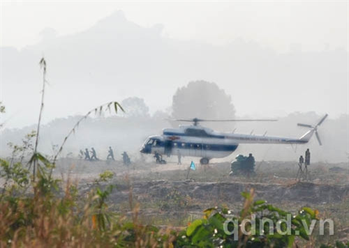 Tình huống trực thăng thả quân xanh 