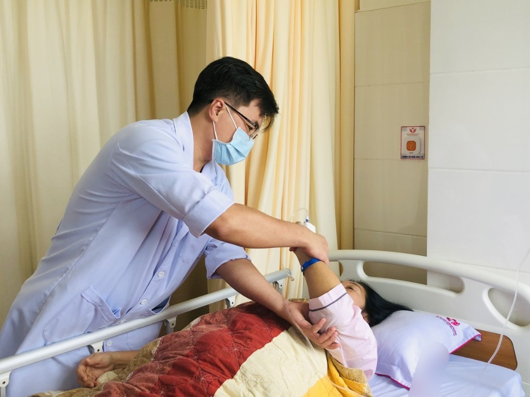 Sau can thiệp, sức khỏe bệnh nhân đã bình phục, huyết áp được kiểm soát tốt Sau can thiệp, sức khỏe bệnh nhân đã bình phục, huyết áp được kiểm soát tốt