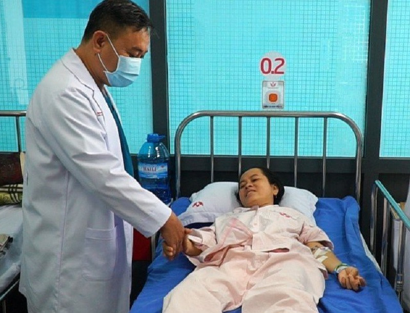 Sau can thiệp sức khỏe của chị Bé Quyên đang bình phục tốt