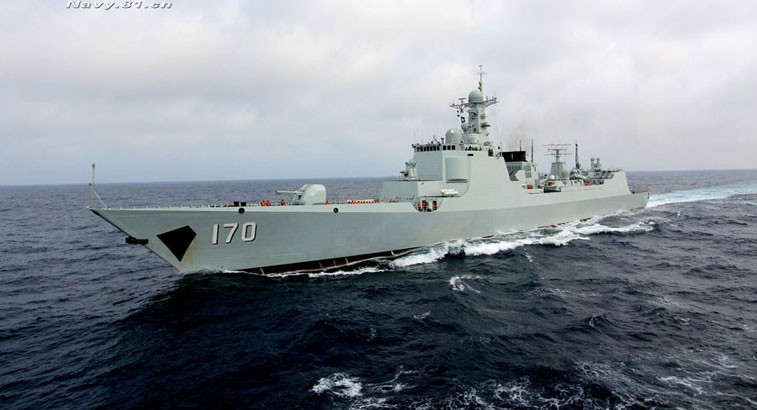 Tàu khu trục tên lửa Type 052C Lan Châu (170). Tàu khu trục tên lửa Type 052C Lan Châu (170)