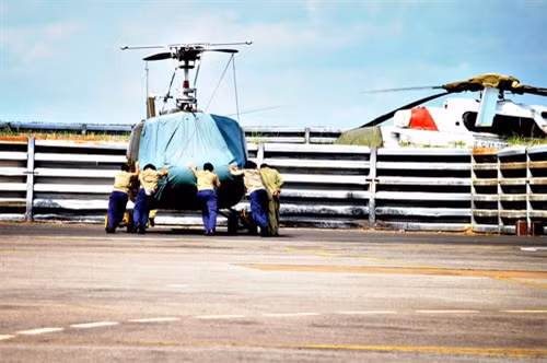 Duy tu, bảo dưỡng trực thăng sau khi bay
