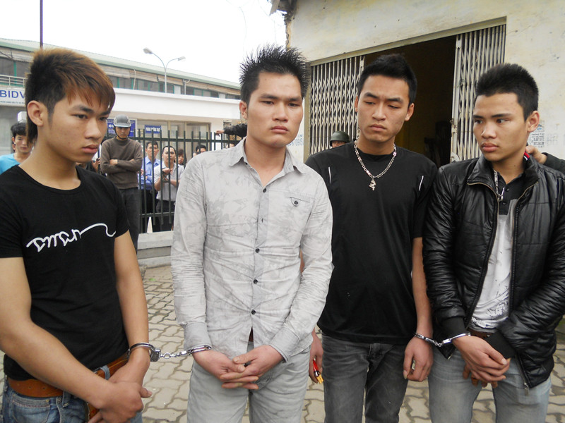 Bốn đối tượng bị bắt giữ