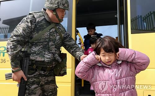 Trong tình huống khẩn cấp xảy ra, Hàn Quốc sẽ thiếu hầm trú ẩn cho người dân ở vùng biên giới Triều Tiên