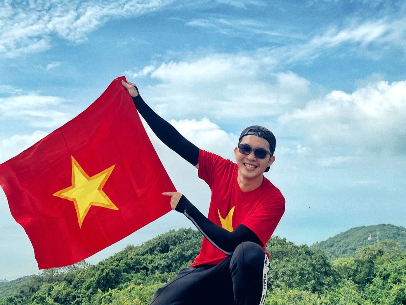 Bạn Quang Trung check-in tại Khu di tích Minh Đạm (Đồng Tháp). Ảnh: Quang Trung