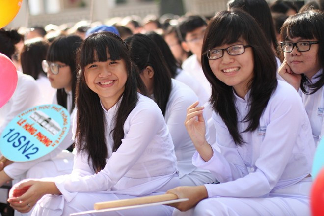 Suốt từ lớp 1 đến nay, Lan Thy đều là học sinh giỏi, năng nổ