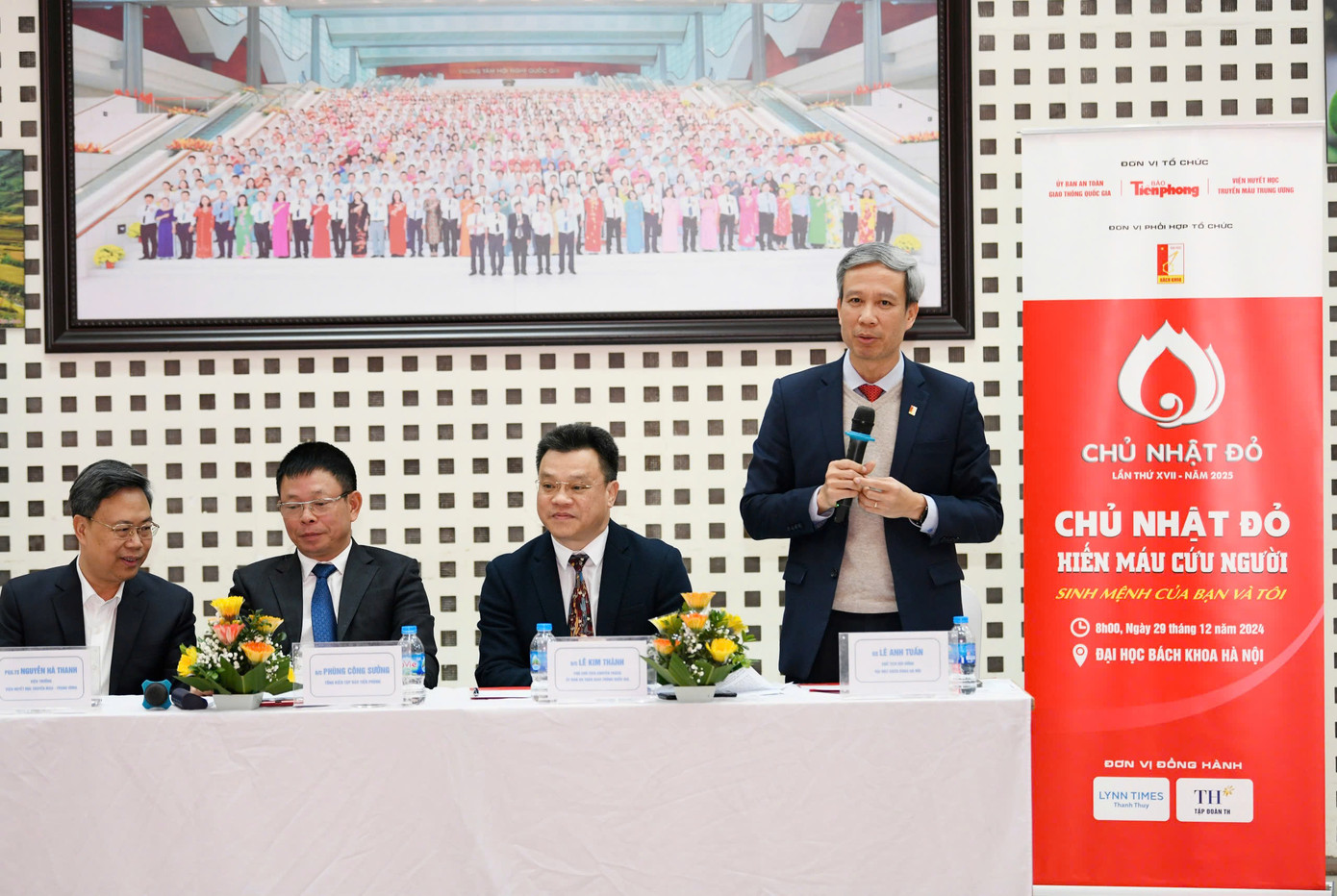 GS. Lê Anh Tuấn - Chủ tịch Hội đồng Đại học Bách khoa Hà Nội, đại diện đơn vị đăng cai tổ chức chia sẻ tại họp báo. Ảnh: Trọng Tài GS. Lê Anh Tuấn - Chủ tịch Hội đồng Đại học Bách khoa Hà Nội, đại diện đơn vị đăng cai tổ chức chia sẻ tại họp báo. Ảnh: Trọng Tài