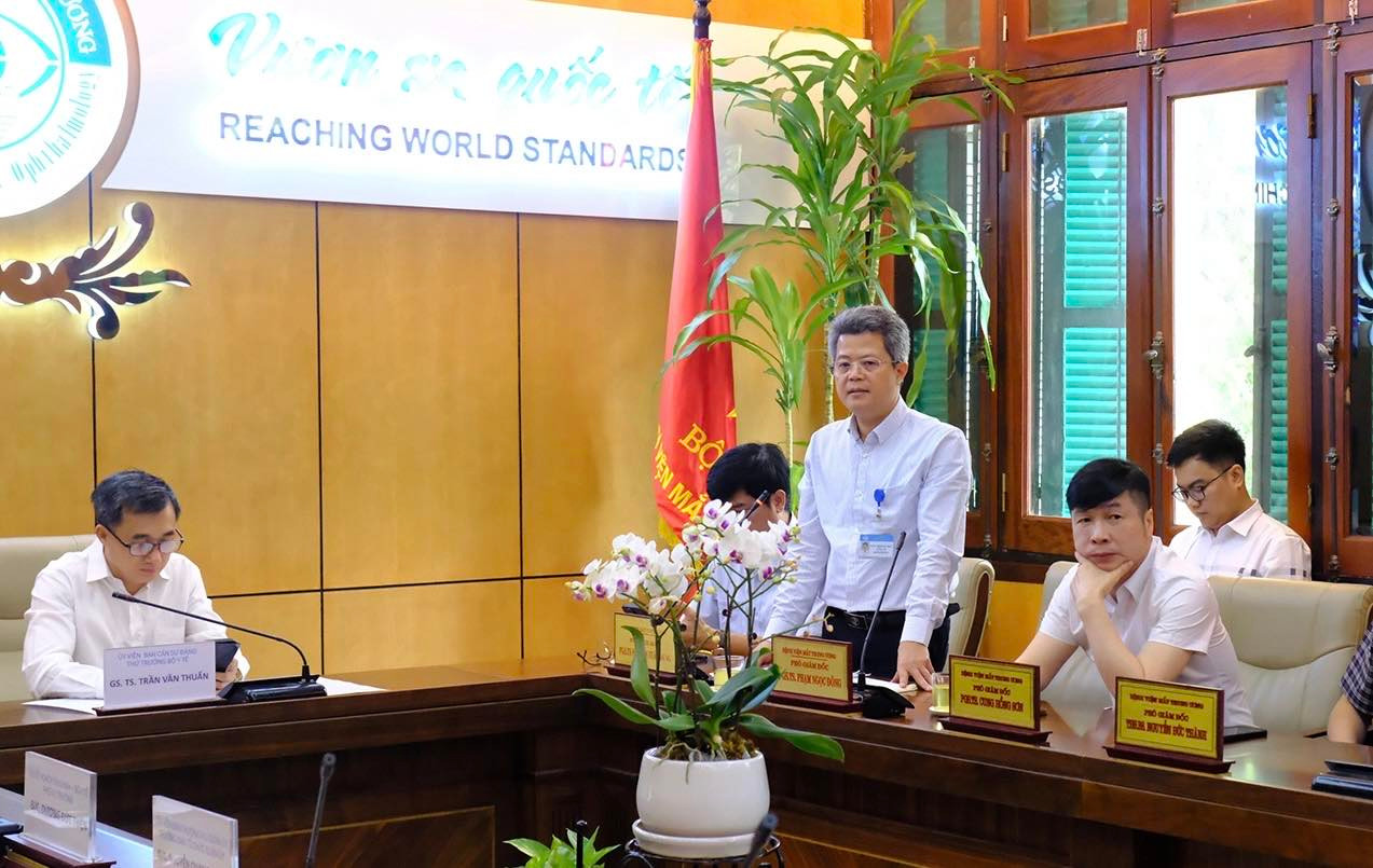 PGS.TS Phạm Ngọc Đông phát biểu tại lễ công bố