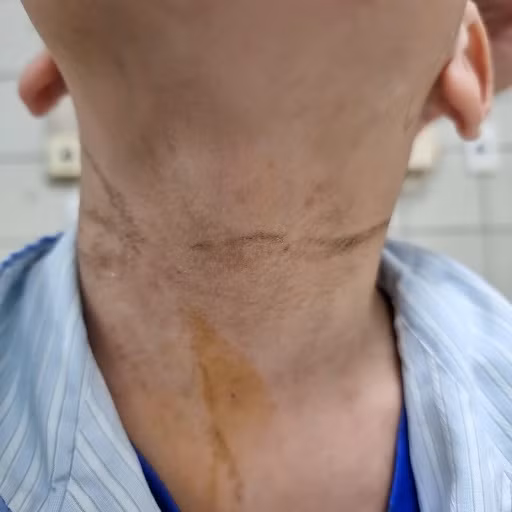 Trẻ suýt mất mạng vì dây rút quần thắt chặt cổ.
