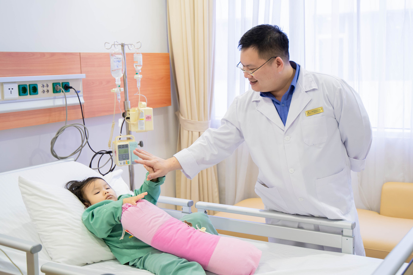 Bé H.A đã hồi phục tốt sau ca mổ Bé H.A đã hồi phục tốt sau ca mổ