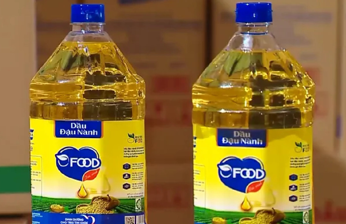 Dầu ăn OFood không đạt chuẩn an toàn thực phẩm.