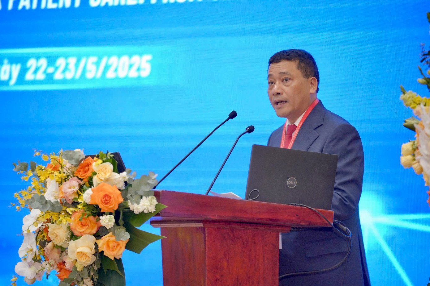 GS.TS Lê Văn Quảng, Giám đốc Bệnh viện K phát biểu tại hội nghị. GS.TS Lê Văn Quảng, Giám đốc Bệnh viện K phát biểu tại hội nghị.