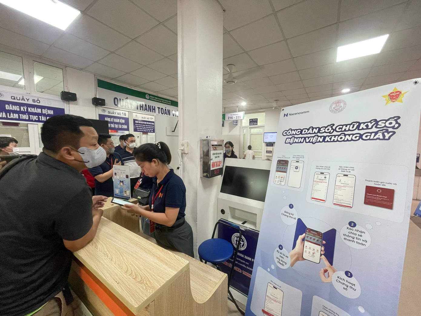 BV Xanh Pôn triển khai chuyển đổi số mạnh mẽ.