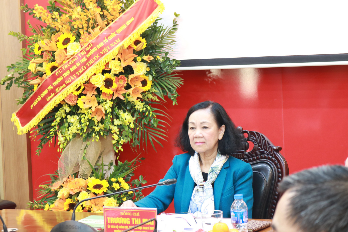 Thường trực Ban Bí thư, Trưởng ban Tổ chức Trung ương Trương Thị Mai. Thường trực Ban Bí thư, Trưởng ban Tổ chức Trung ương Trương Thị Mai.