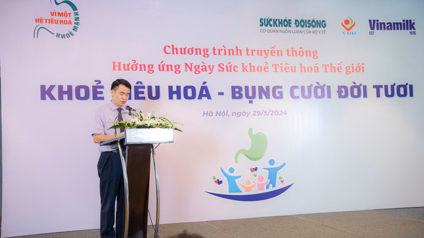 PGS.TS Trần Thanh Dương nêu rõ tầm quan trọng của hệ tiêu hóa