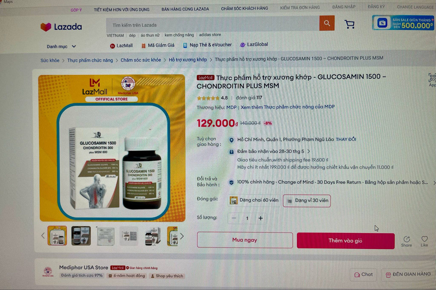 Một trong những sản phẩm bị Bộ Y tế "tuýt còi". Một trong những sản phẩm bị Bộ Y tế "tuýt còi".