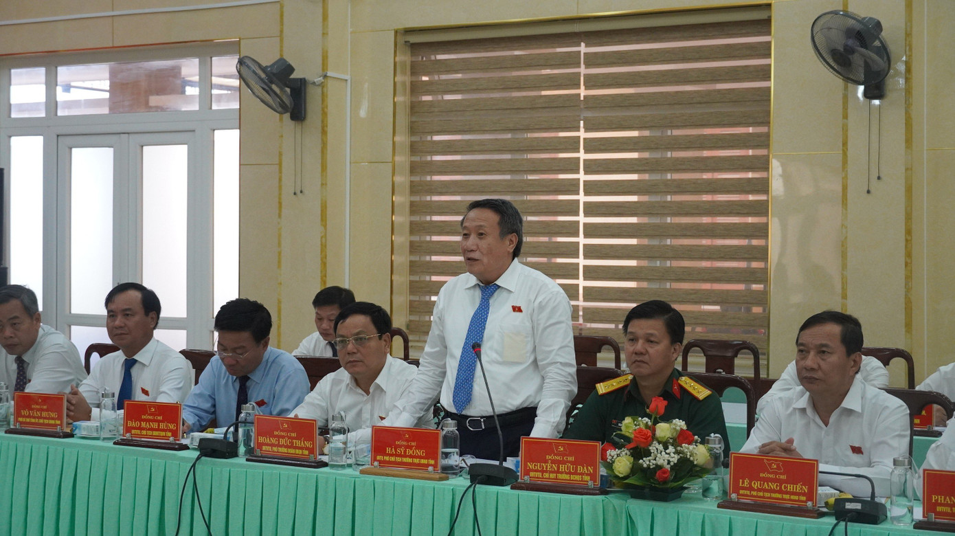 Phát biểu của ông Hà Sỹ Đồng-Phó Chủ tịch Thường trực UBND tỉnh Quảng Trị. Phát biểu của ông Hà Sỹ Đồng-Phó Chủ tịch Thường trực UBND tỉnh Quảng Trị.