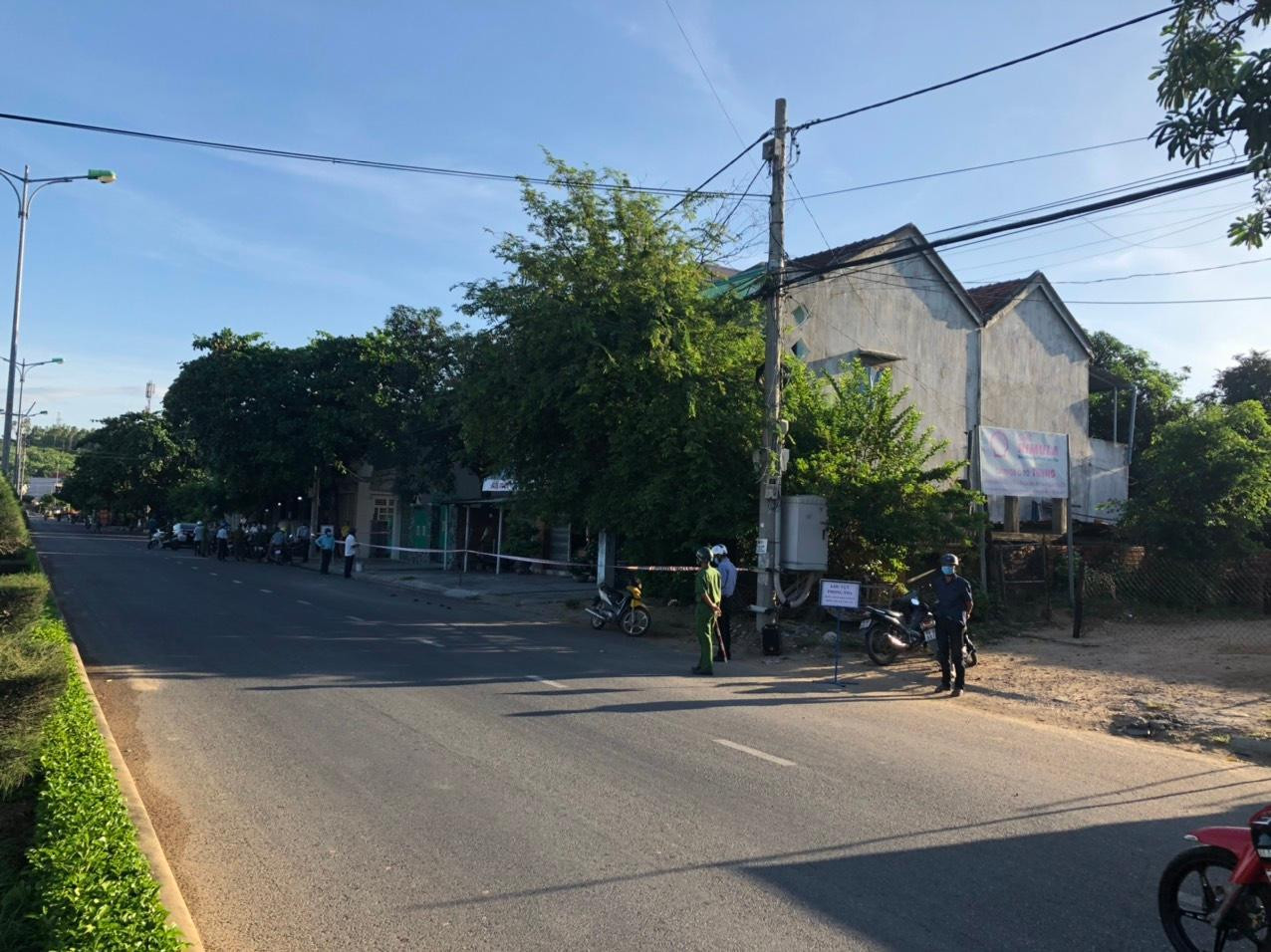 TP. Tuy Hoà phong toả khu vực có ca mắc COVID - 19 ở xã Hoà Kiến, TP. Tuy Hoà. Ảnh CTV.