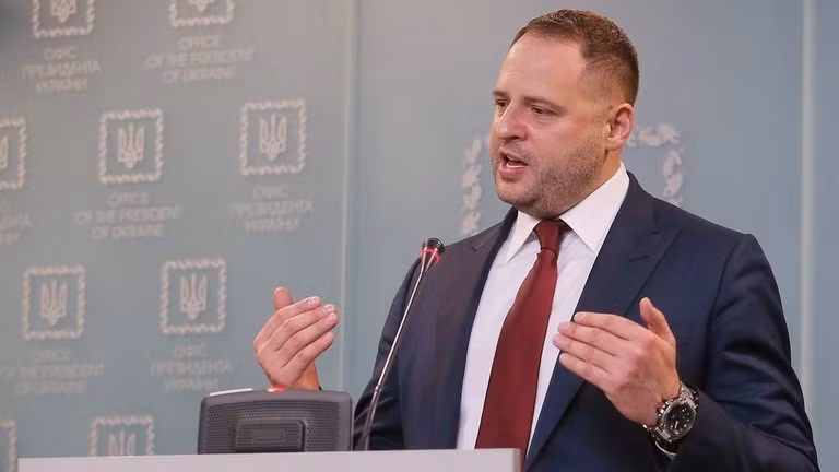 Chánh văn phòng Tổng thống Ukraine Andriy Yermak. Ảnh: Sputnik