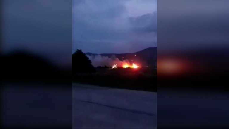 Hiện trường vụ cháy. Ảnh: RIA