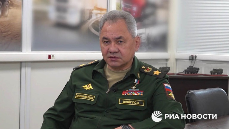 Bộ trưởng Quốc phòng Nga Sergey Shoigu. Ảnh: RIA Bộ trưởng Quốc phòng Nga Sergey Shoigu. Ảnh: RIA
