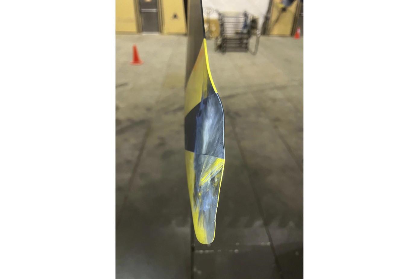 Cánh quạt của UAV Mỹ bị hư hại. Ảnh: Không quân Mỹ Cánh quạt của UAV Mỹ bị hư hại. Ảnh: Không quân Mỹ