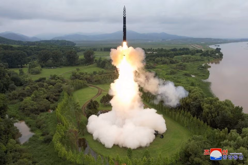 Hình ảnh vụ phóng ngày 12/7. Ảnh: Reuters