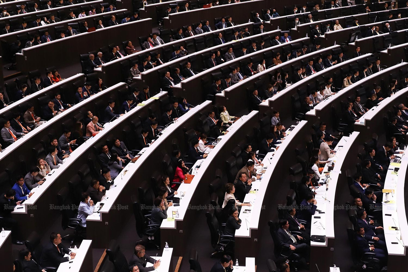 Quốc hội Thái Lan nhóm họp. Ảnh: Bangkok Post