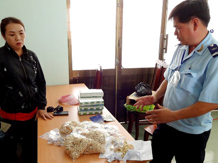 Đối tượng và tang vật bị cơ quan Hải quan thu giữ